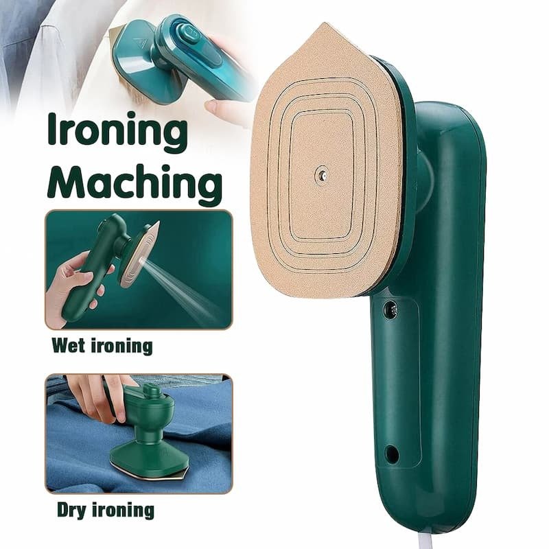 Portable Steam Iron | Wet & Dry Ironing Machine | Powerful Performance | Non-Rotatable Handle