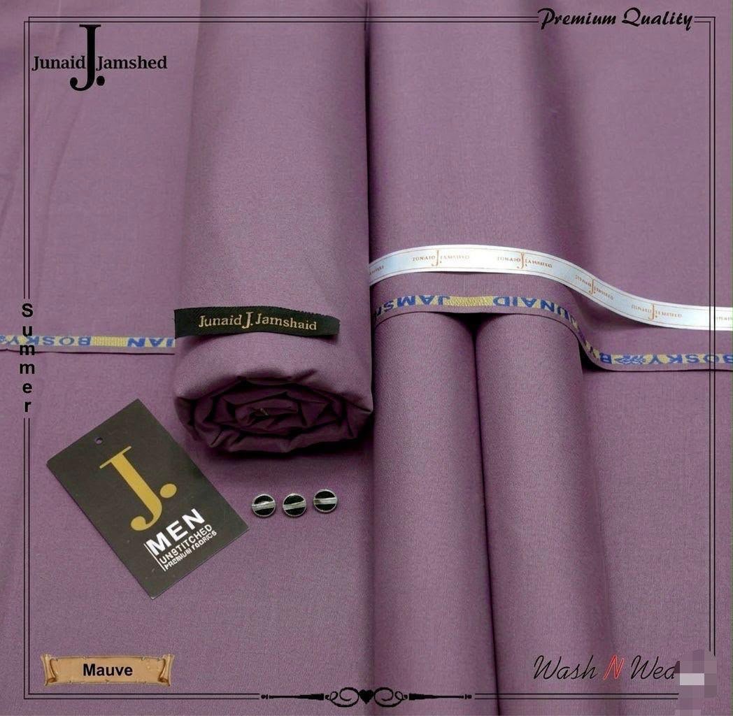 J. Junaid Jamshed Men's Super Luxury Wash & Wear – Summer Collection 2026