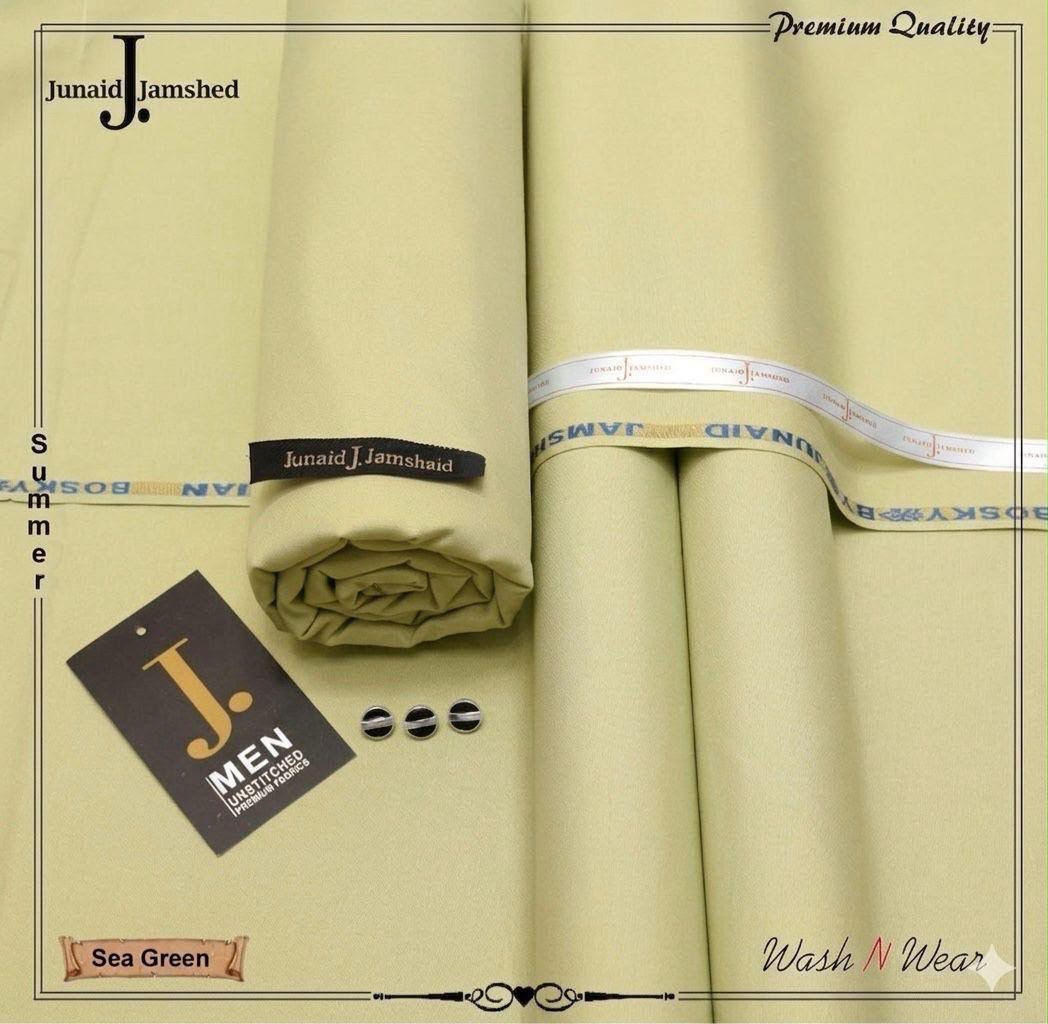 J. Junaid Jamshed Men's Super Luxury Wash & Wear – Summer Collection 2026