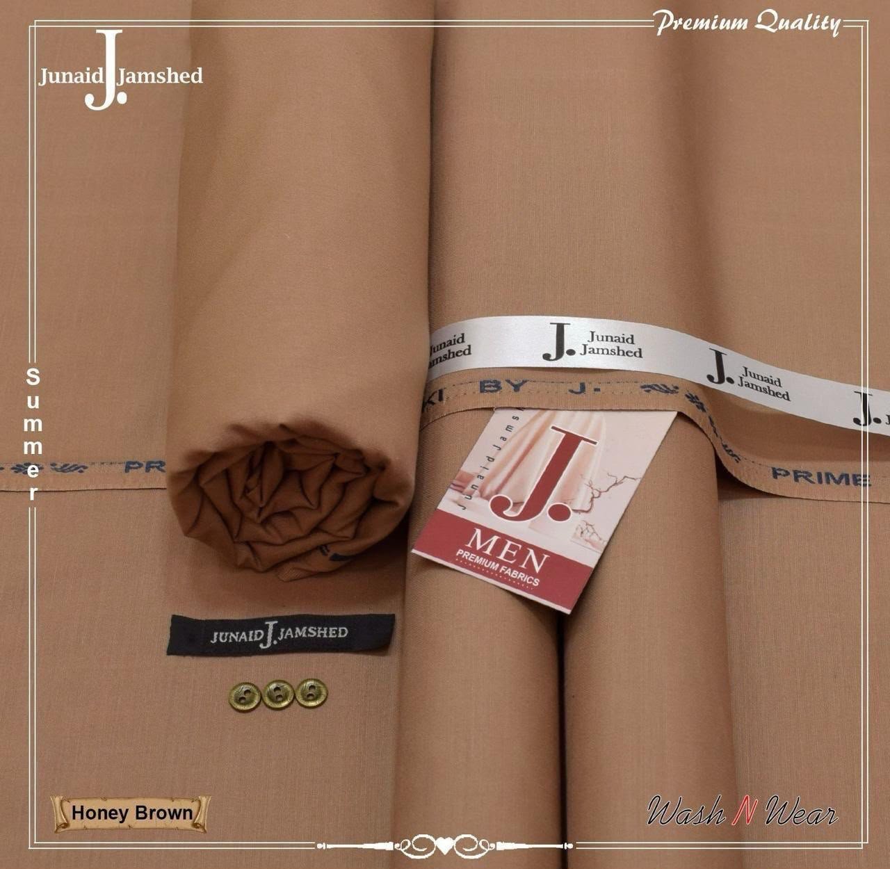 J. Junaid Jamshed Men's Super Luxury Wash & Wear – Summer Collection 2026